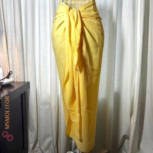 La Palapa Swimwear Yellow Sarong Cover-up